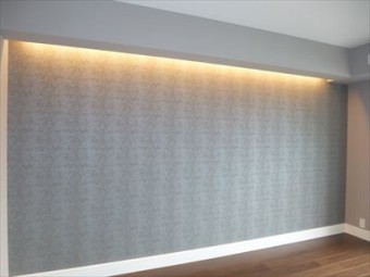 間接照明で落ち着いた雰囲気へイメージチェンジ